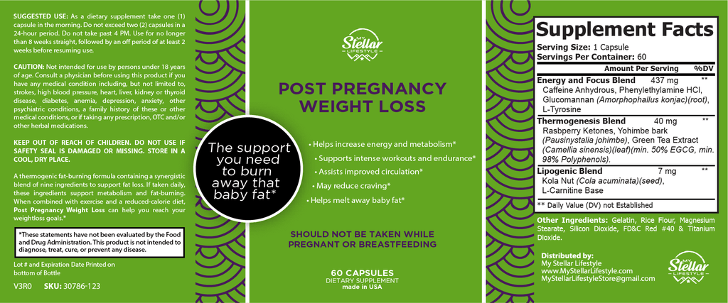 Post Pregnancy Helper 60 Capsules O974178