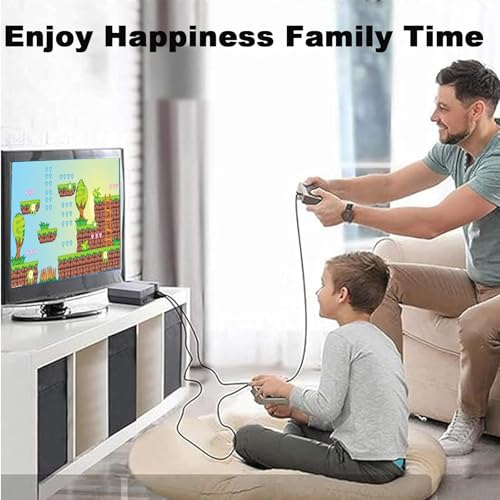 Retro Game Console with 620 Classic Games, Dual Controllers, AV Output for TV L269279
