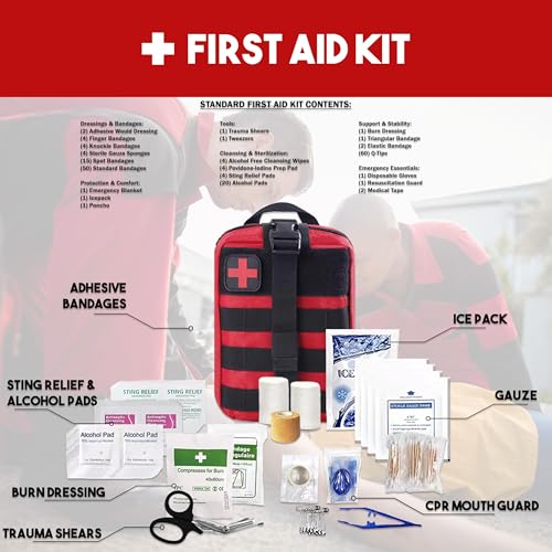 Denver 72 Hour Survival Backpack with Supplies - Bug Out Bag Emergency Kit for 2 Person J77963