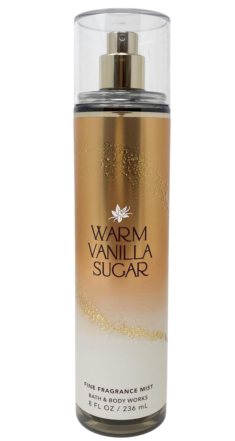 Bath & Body Works Warm Vanilla Sugar Gift Set with Mist, Lotion, Shower Gel & Hand Cream Z362278