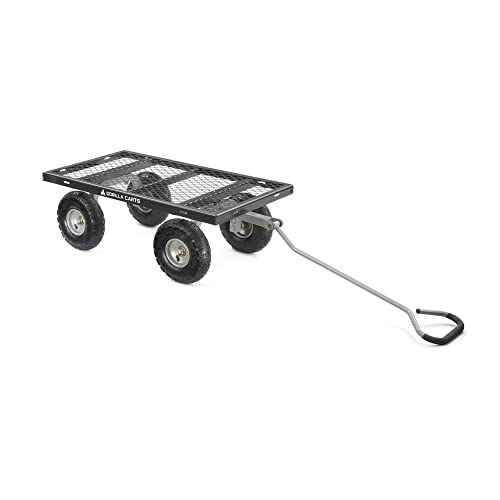 Gorilla Carts Steel Utility Cart Garden Wagon with Removable Sides, 800 Lbs V443484