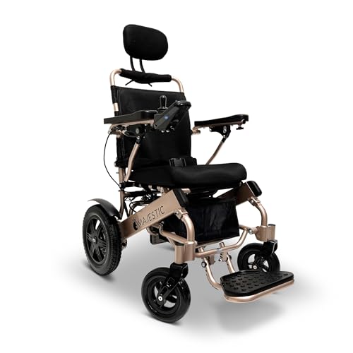 Majestic IQ-9000 Auto Recline Electric Wheelchairs for Adults,Foldable Lightweight Electric Wheelchair,Light Weight Wheelchairs for Seniors