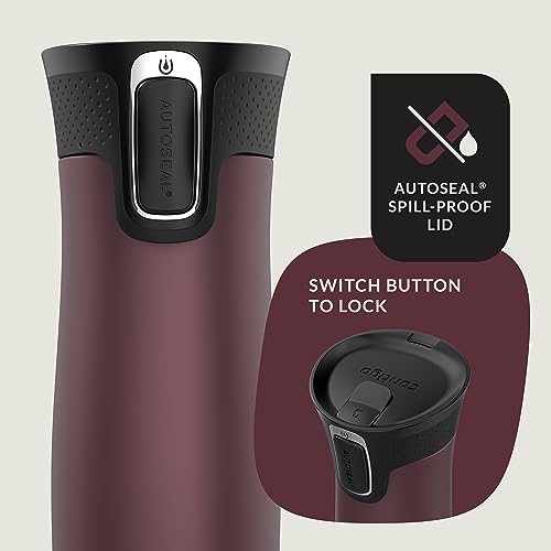 Contigo AUTOSEAL West Loop Vacuum-Insulated Stainless Steel Travel Mug 20 oz U753927