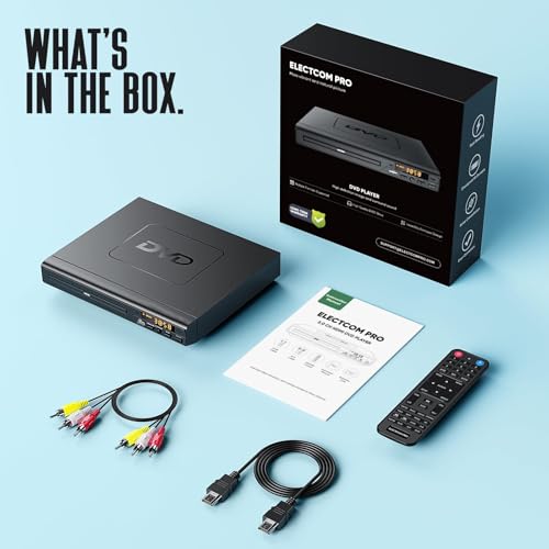 DVD Player for TV with HDMI, All Regions, CD Player for Home Stereo O871