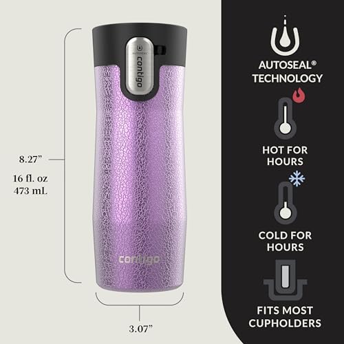 Contigo AUTOSEAL West Loop Vacuum-Insulated Stainless Steel Travel Mug 20 oz U753927