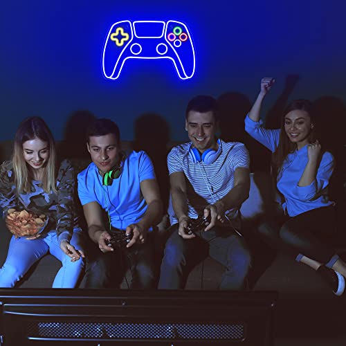 Kavaas Gaming Neon Sign Mushroom Wall Decor for Game Room, Red K6405