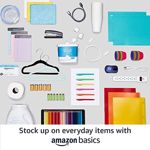 Amazon Basics 3-Shelf Adjustable Steel Wire Rack Storage Shelving, Chrome D243