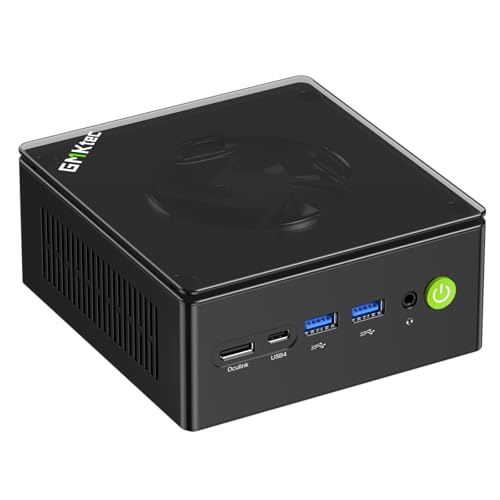 GMKtec M5 Plus Mini PC, AMD Ryzen 7 5825U, 16GB RAM, 512GB SSD, Dual 2.5G LAN M487