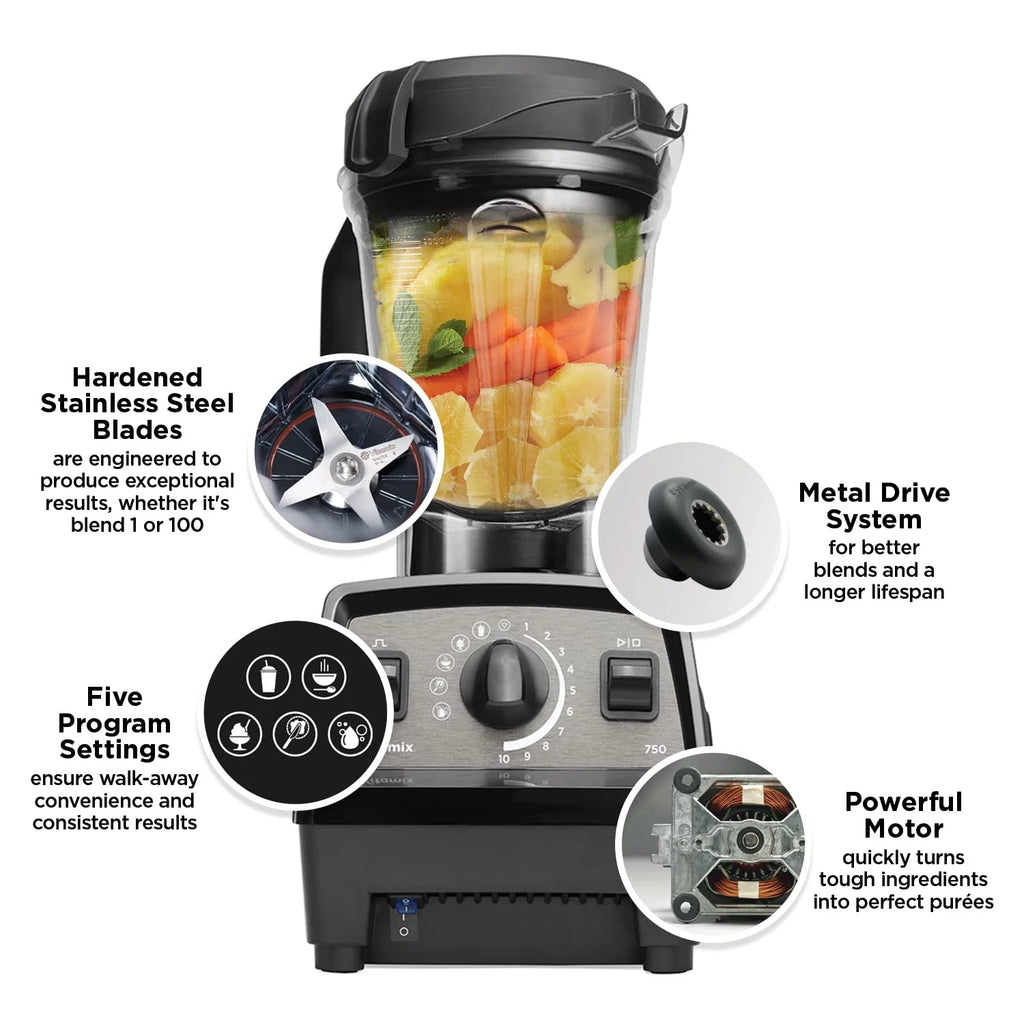Vitamix Propel Series 750 Blender, Black Q4464