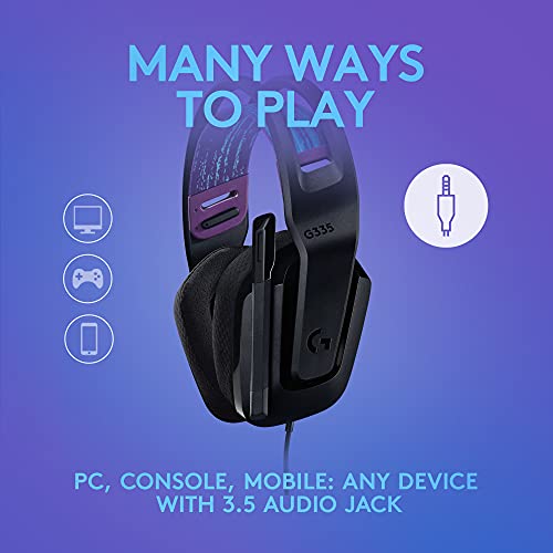 Logitech G535 Lightspeed Wireless Gaming Headset - Black D851