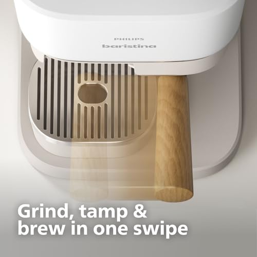 Philips Baristina Espresso Machine with Milk Frother, Black D833