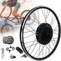 Electric Bike Conversion Kit 48V 1000W/1500W Electric Bicycle Conversion Kit, E-Bike Cassette Rear Wheel Conversion Kit,16"/20"/24"/26"/27.5"/28"/29"/700C Powerful Rear Hub Motor Kit