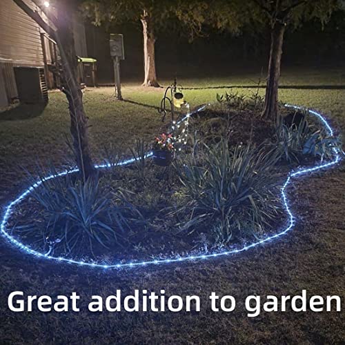 YEGUO Purple Solar Outdoor Rope Lights, 72ft 200 LED Waterproof C542573