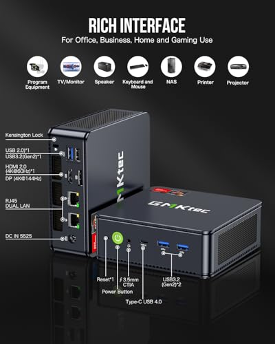 GMKtec Nucbox K11 Gaming Mini PC AMD Ryzen 9 32GB DDR5 2TB SSD U904727