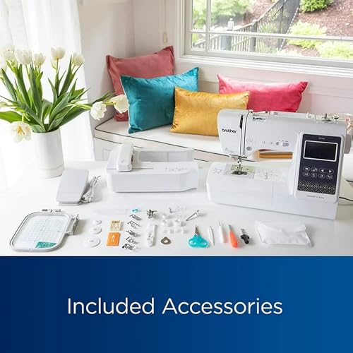 Brother SE700 Embroidery & Sewing Machine with 4" x 4" Hoop and Accessories O272442