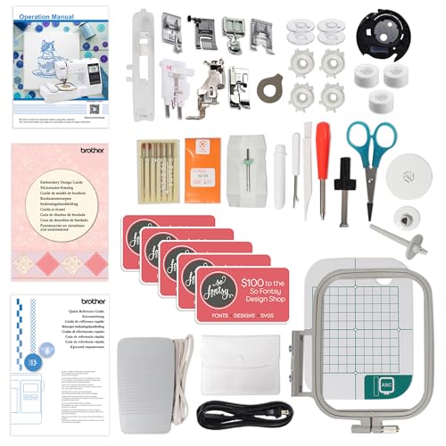 Brother SE700 Embroidery & Sewing Machine with Accessories Q582