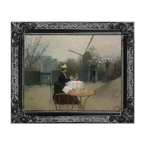 12x16 Wood Canvas Frame Gothic Ornate Black for Wall Art D3778