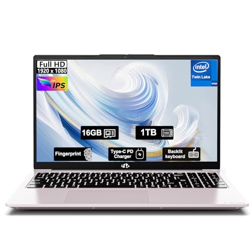 15.6" FHD IPS Laptop, 8GB RAM 128GB SSD, 13th Gen Intel N150 P450