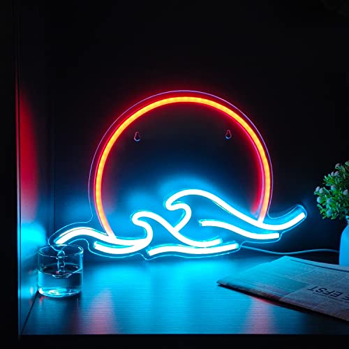 GGK Smiling with Mushrooms Neon Sign Mushroom Decor for Bedroom Wall I398847