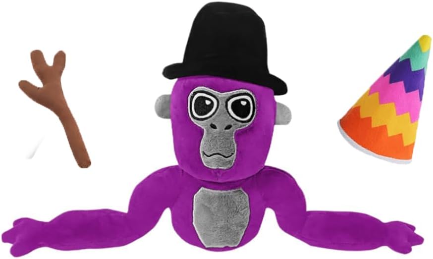 Gorilla Toys, Cute Gorilla Plush Tag Plush Monkey Stuffed Animal Toys for Kids and Adults, Perfect Plush Toys Gifts for Birthday