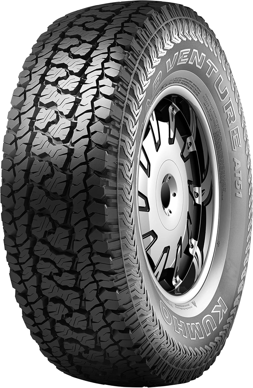 Kumho Road Venture AT51 All-Terrain Tire - 265/70R16 112T