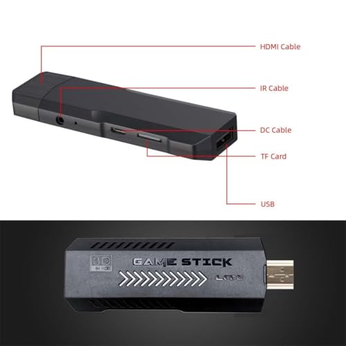 M10 X2 Plus 4K Retro Game Stick with Dual Wireless Controllers T30822