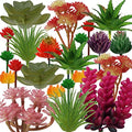 Succulents Plants Artificial, 22pcs Green Fake Succulents, Mini Faux Succulents for DIY Crafting Home Terrarium Floral Wall Garden Arrangement Office Decoration (Unpotted)