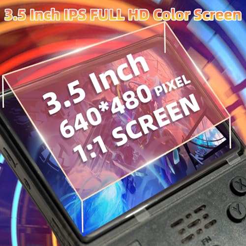 Handheld Game Console with 3.5 inch HD IPS Screen and 256G Card B564