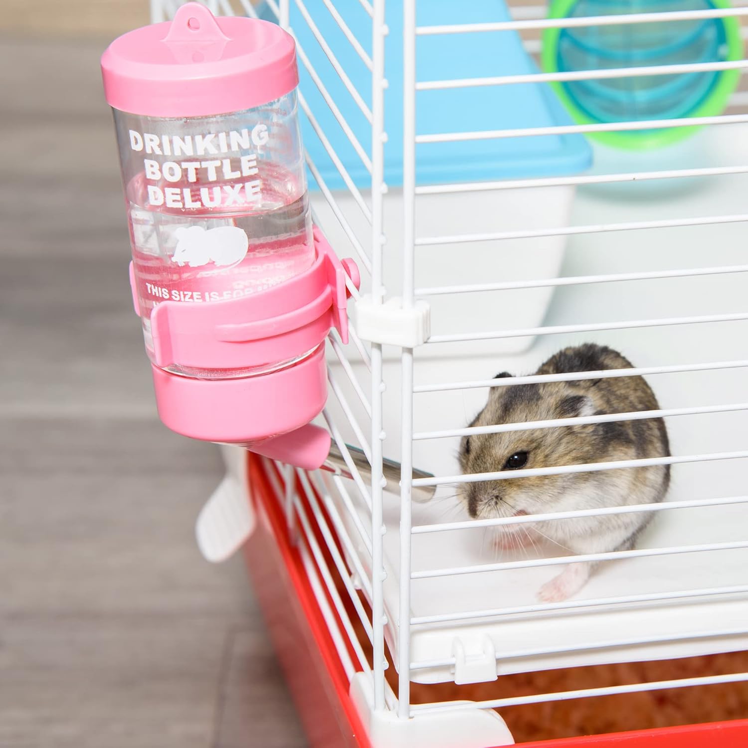 PawHut 2-Level Hamster Cage with Tubes and Tunnels A372656