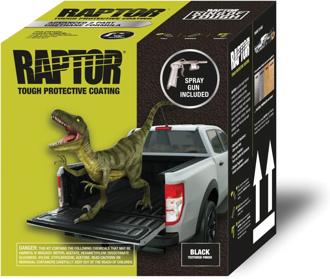 UPOL 55TAR UPO820 BEDLINER KIT BLACK RAPTOR KIT