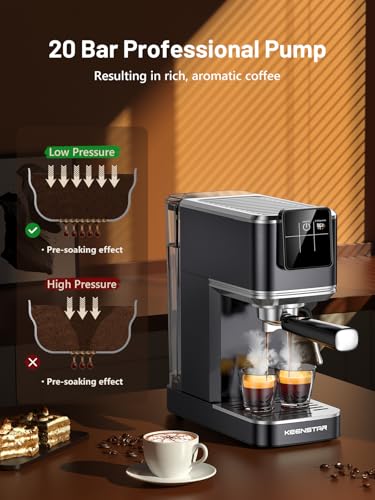 20Bar Espresso Machine with Milk Frother & Touch Screen Y43703