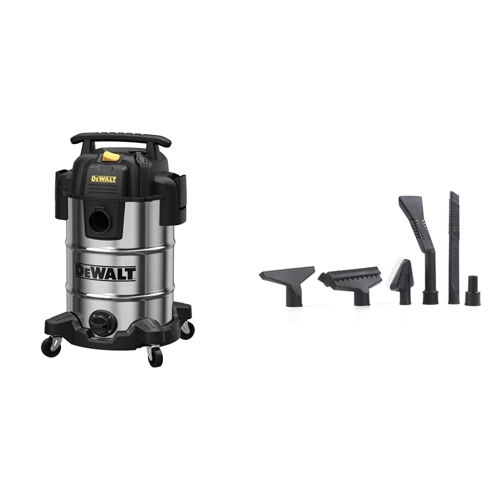 DeWalt Wet/Dry Vacuum 8 Gallon Bundle with Vacuum Accessories