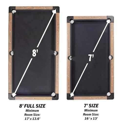 GoSports 7 or 8 ft Portable Folding Pool Table F71855