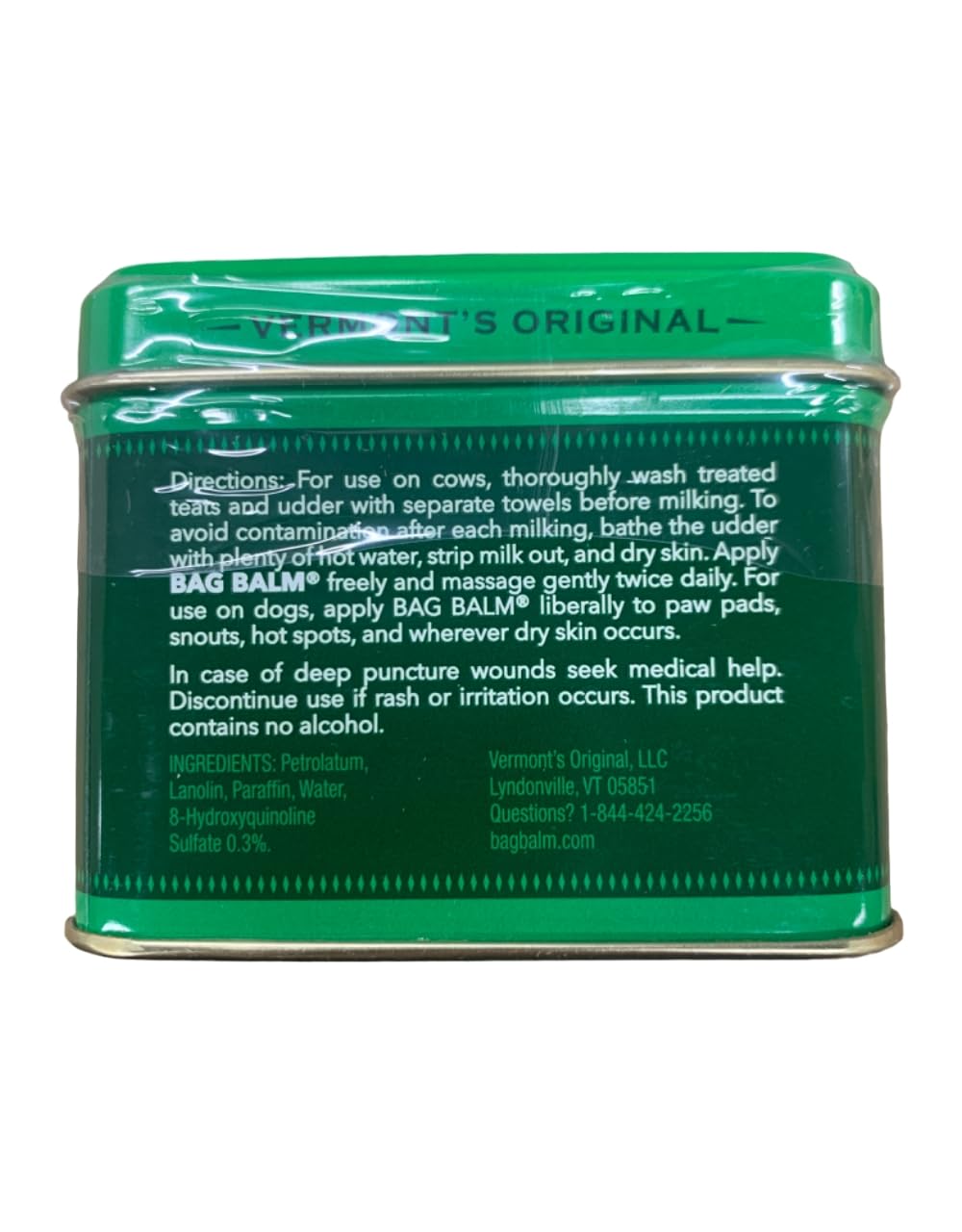 Bag Balm Vermont's Original Moisturizing Tin for Dry Skin, 4 oz U4691