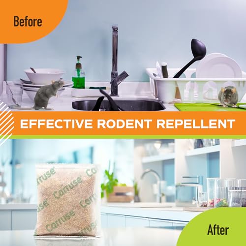 Peppermint Oil Rodent Repellent Pouches for Home Pest Control, 8 Count D7748