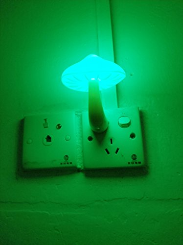 AUSAYE 5Pack Sensor LED Night Light Plug in Mushroom Lamp for Bedroom G797882