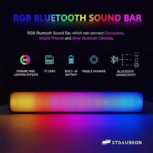 STGAubron Gaming PC Desktop, Intel Core i7, Radeon RX 580 8G, 16G RAM, 512G SSD G93438
