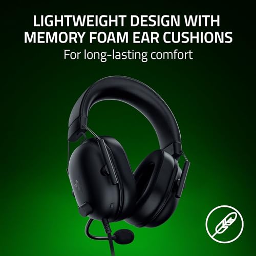 Razer BlackShark V2 X Gaming Headset 7.1 Surround Sound for PC, PS4, PS5, Switch F1650