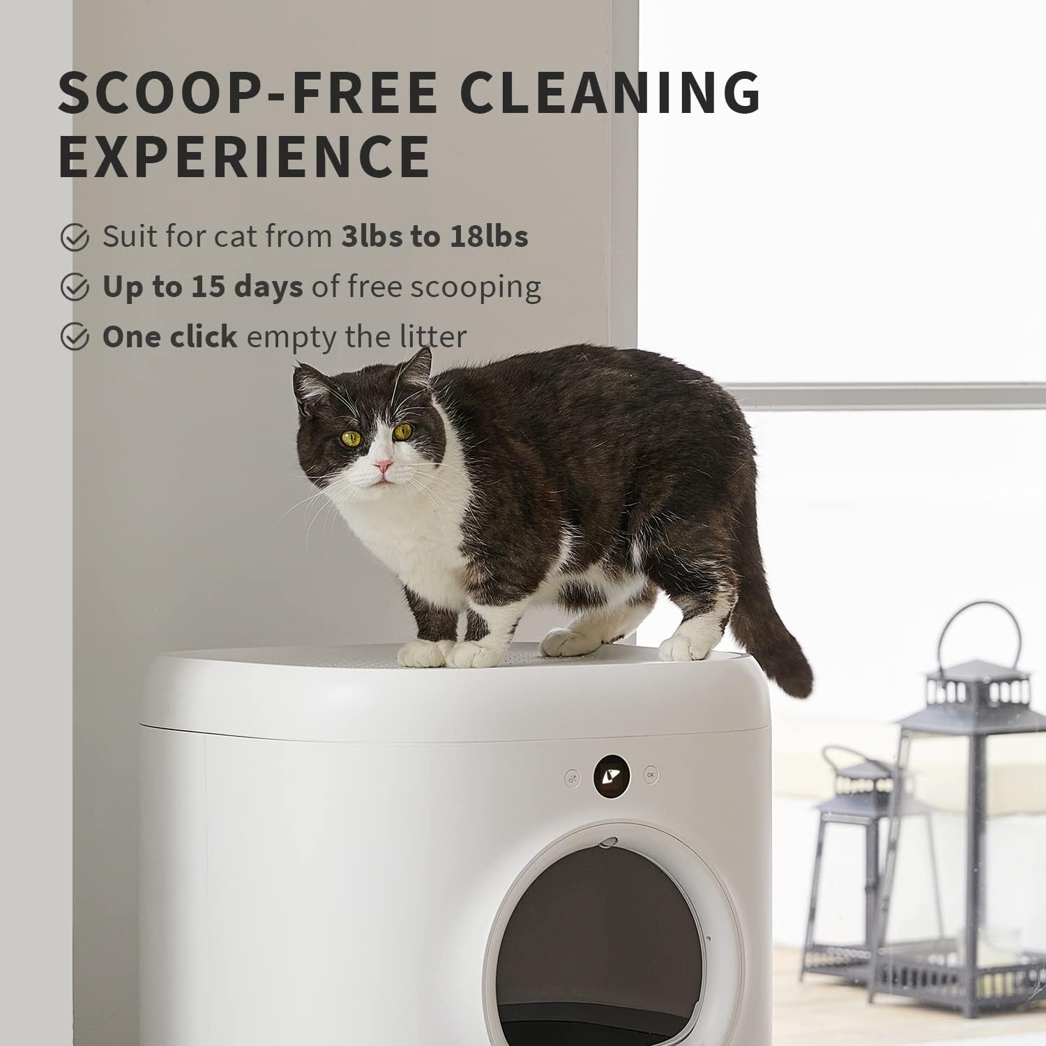 PETKIT PuraX Self-Cleaning Litter Box with Odor Removal and APP Control F10221
