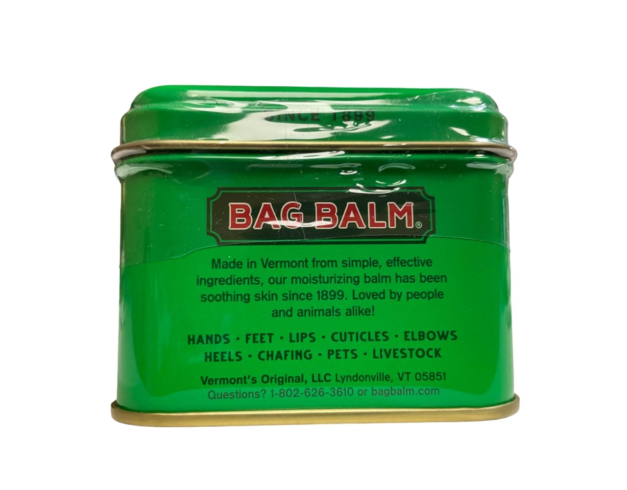 Bag Balm Vermont's Original Moisturizing Tin 118 ml (4 oz), 2-Pack M963489