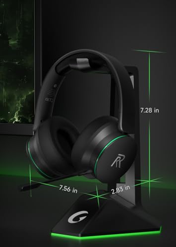 RYR Wireless Gaming Headset for Xbox, PS5, PS4, Bluetooth 5.3, Blackwhite W501869