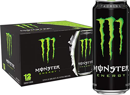 Monster Energy Drink, Green, Original, 16 Fl Oz (Pack of 24)