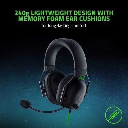 Razer BlackShark V2 X Gaming Headset 7.1 Surround Sound for PC, PS4, PS5, Switch F1650