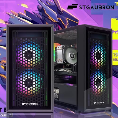 STGAubron Gaming PC Desktop, Intel Core i7, Radeon RX 580 8G, 16G RAM, 512G SSD G93438