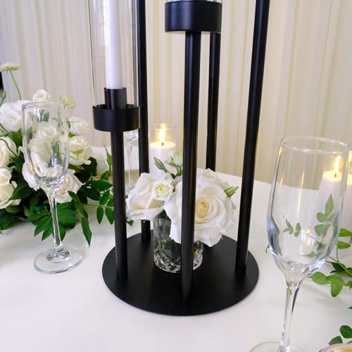 Black Candelabra Centerpieces for Wedding Table Decor 35in E5601