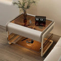 Smart Bedside Table Modern Simple Bedroom Luxury Nightstands Multifunctional Acrylic Wireless Charging Home  Furniture WKNS