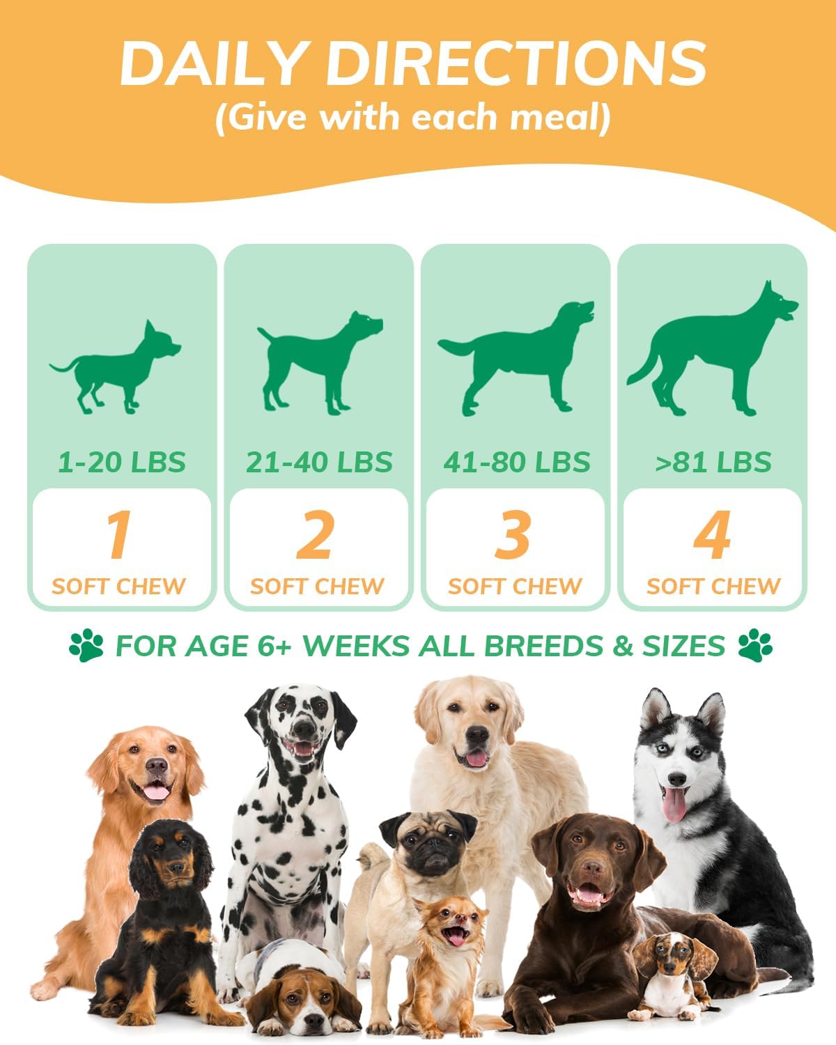 Probiotics Chews for Dogs with Digestive Enzymes, Chicken Flavor, 120 Count K371526