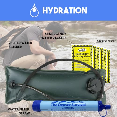 Denver 5 Day Survival Backpack with Tactical Kit for 2 Person B1735