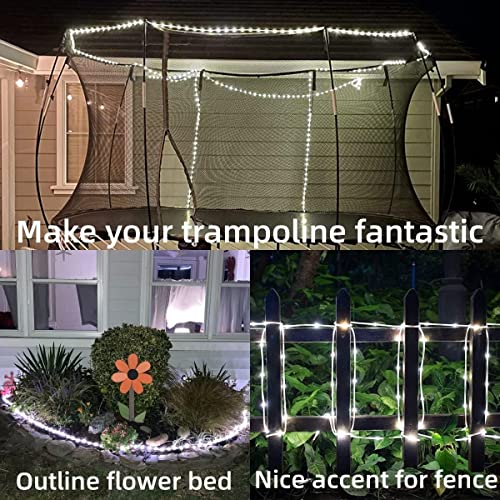 YEGUO Purple Solar Outdoor Rope Lights, 72ft 200 LED Waterproof C542573