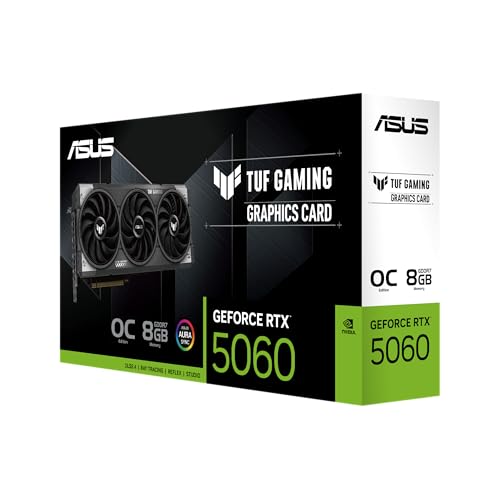 ASUS Prime GeForce RTX 5060 8GB GDDR7 OC Edition Graphics Card Z633747